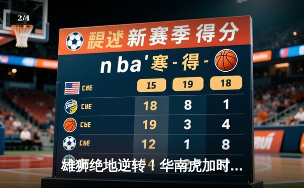 雄狮绝地逆转！华南虎加时赛险胜北京龙，豪取八连胜 - 2